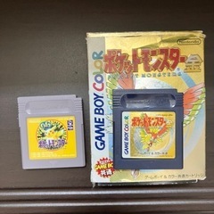 ゲームボーイカラー 本体 ポケモンピカチュウ 金 ソフト セットの画像