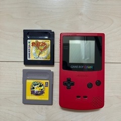 ゲームボーイカラー 本体 ポケモンピカチュウ 金 ソフト セット