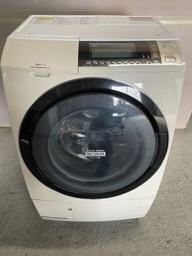 【良品】HITACHI ドラム式洗濯乾燥機 BD-S8700R 2014年製 通電確認済み 大容量 早いもの勝ち！ 引取歓迎 配送OK