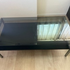 ニトリ　ガラス　センターテーブルの画像