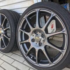 A-TECHシュナイダー16インチ6.5j引っ張りツライチ - タイヤ