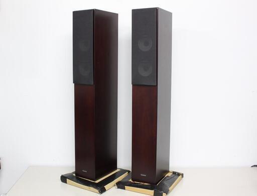 展示品 ONKYO/D-309XE/シアタースピーカー2本セット/ブラウン ④