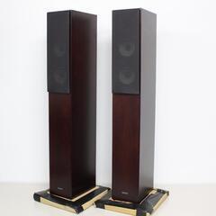 展示品 ONKYO/D-309XE/シアタースピーカー2本セット/ブラウン ④