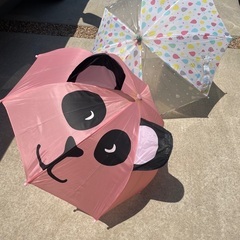 梅雨の時期必須☂️子ども用傘　2本セット　3〜5歳用