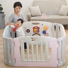 日本育児 ミュージカルキッズランド スクエア フレンチパステル ※(◀︎◀︎)の音のスイッチが不具合あり ※(▶︎)の音のスイッチは音流れますの画像