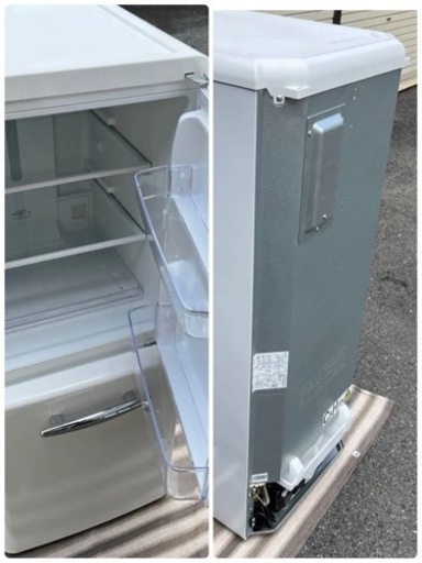 ［100559］2021年製　e angle 149L 2ドアノンフロン冷蔵庫