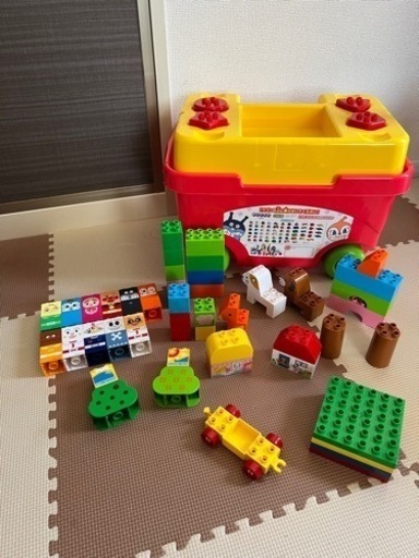 はじめてのブロックワゴン　アンパンマンブロックラボ