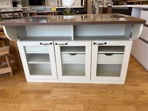 新札幌◇moca company キッチンカウンター◇ホワイト系 1200mm×410mm