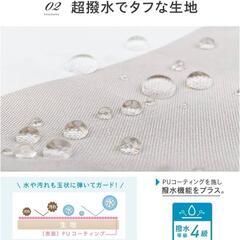 ベランダ日除けシェード(カラー:グリーンストライプ)の画像