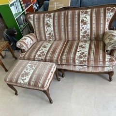 美原店 maruni 2人掛けソファ オットマン付き