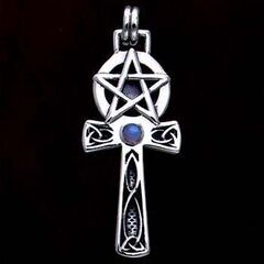 MM  Celtic Knot Pentacle Ankh Moon