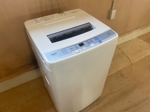 051103 アクア6.0kg洗濯機　2016年製