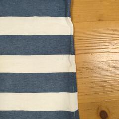半袖Tシャツ　ボーダー柄【used 130】の画像