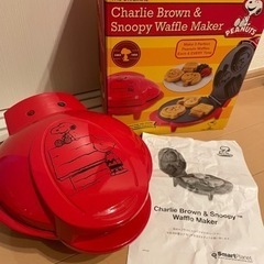 【美品】ワッフルメーカー　スヌーピー　チャーリーブラウン