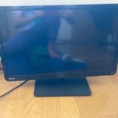 24型テレビ　（故障品）