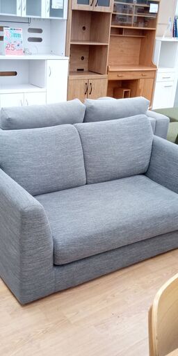 ★ジモティ割あり★  ソファー  W145×D84×H75 クリーニング済み SJ2112