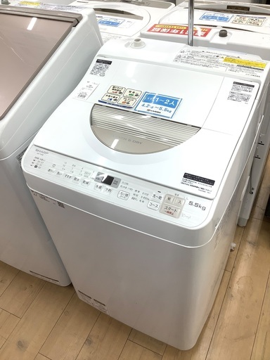 SHARP（シャープ）の縦型洗濯乾燥機のご紹介です！