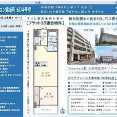 ★ジモティー限定★仲介手数料無料★人気の「錦糸町駅」徒歩５分！！