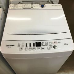 ハイセンス　HW-T55D　洗濯機 中古品　5.5kg　2021年製