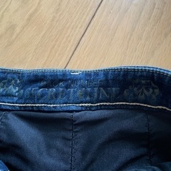 【決定】ジーンズ　53cm 女児向け　股下76cmの画像