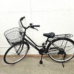 DCM 26インチ 自転車 パンクしにくいタイヤ 6段ギア お出...