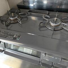 10%割引 2口ガステーブル プロパン用 パロマ 右強火