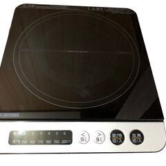 【売ります】アイリスオーヤマ  IHコンロ&鍋セット IHKP-3524-B /R　IHコンロ IHK-T35 2019年製の画像