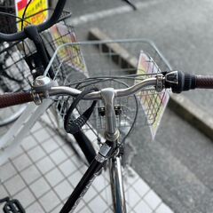 💚27インチ自転車 ママチャリ ✨カラーブラック✨ 鍵付き ギア付き💚 294の画像