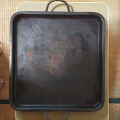 【お取り引き中】バーベキューの鉄板差し上げます。の画像
