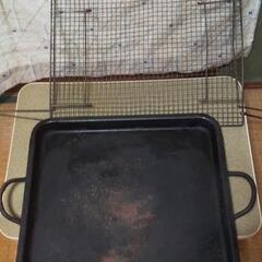 【お取り引き中】バーベキューの鉄板差し上げます。の画像