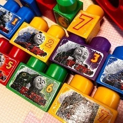 【手渡し限定】きかんしゃトーマス　メガブロックの画像