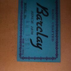 【Barclay】ミニギターAM15BL【松戸市リユース工房】 の画像