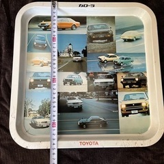 TOYOTA トヨタ　カローラ　昭和レトロ　トレー　お盆　の画像