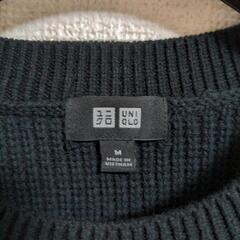 UNIQLO　ニット　ベスト　ミドルゲージ　クルーネック　Mの画像