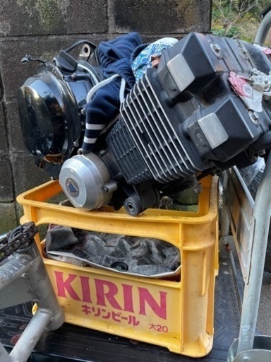 ①ZRX400 エンジン　実働