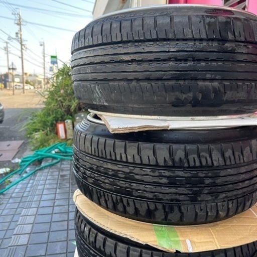 バリ溝　WORK 18×8.5+35 4本 MEISTER S2R PCD114.3 195/35r18