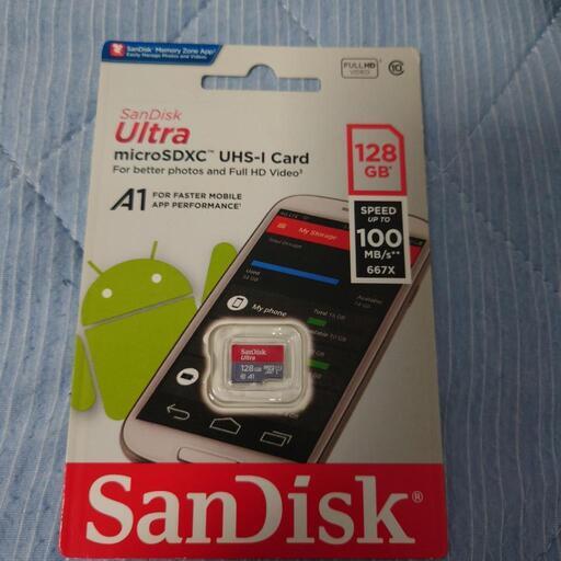 メモリーカード128GB　受け渡し決まりました