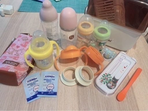 【豪華セット】赤ちゃん 子供用品 ベビーカー チャイルドシート バウンサー おもちゃ哺乳瓶など