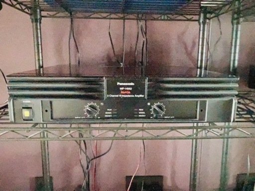 Panasonic ハイインピーダンス2チャンネルパワーアンプ WP-H062