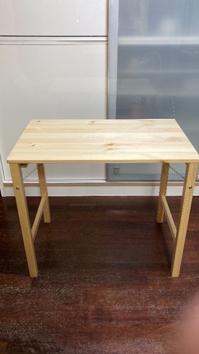 無印良品　パイン材テーブル・折りたたみ式