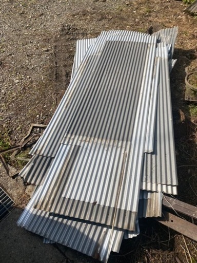 ブリキトタン波板　シルバー　大量　まとめ