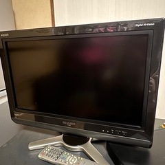 SHARP📺AQUOS液晶テレビ 20V型 テレビ台＆DVDプレ...