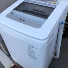 市内配送・設置無料　8kg 全自動洗濯機 パナソニック  NA-FA80H2  槽洗浄 エコナビ搭載 大容量 インバーター