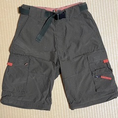 oshkosh 濃い茶色ハーパン　メンズMサイズ　