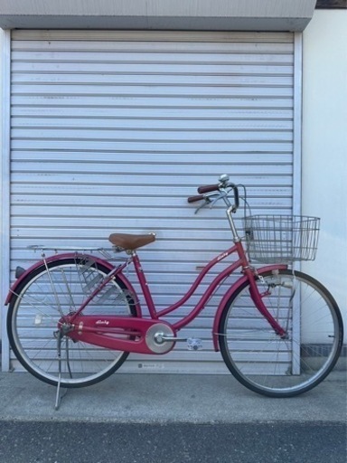 ☆前後タイヤ良品☆ 26シティーサイクル　防犯登録料込‼︎