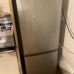 三菱 146L 2ドア冷蔵庫（ピュアシルバー）【右開き】MITS...