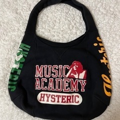 hysteric glamorトレーナー型トートバッグ　ブラック