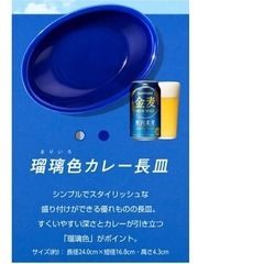 金麦　あいあいカレー皿【未使用品】①の画像