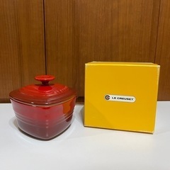 [新品・未使用] ル・クルーゼ　ハート型 ココット 耐熱食器