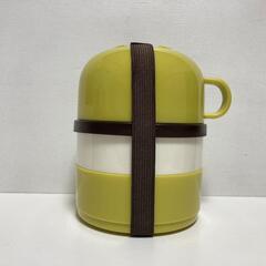 【新品未使用】２段ランチボックス カップ付
